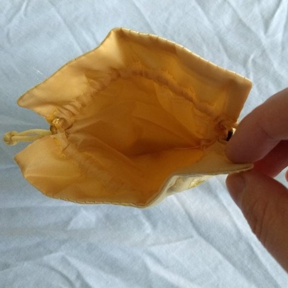 Brocade Drawstring Pouch - Picture 2 of 3